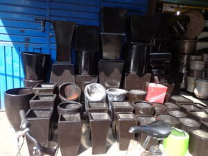 Maceta de fibra de Vidrio